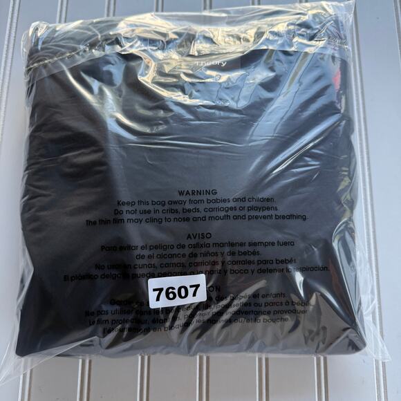 Theory Sileena Cashmere Black Soft Open front Jacket size L - Picture 9 of 9